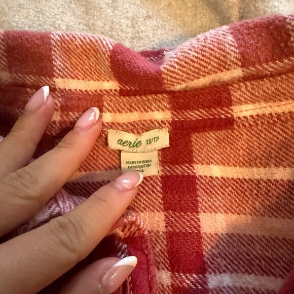 aerie Oversized Flannel - Picture 2 of 3